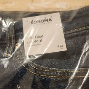 Sonoma Blue Denim Bootcut Jeans